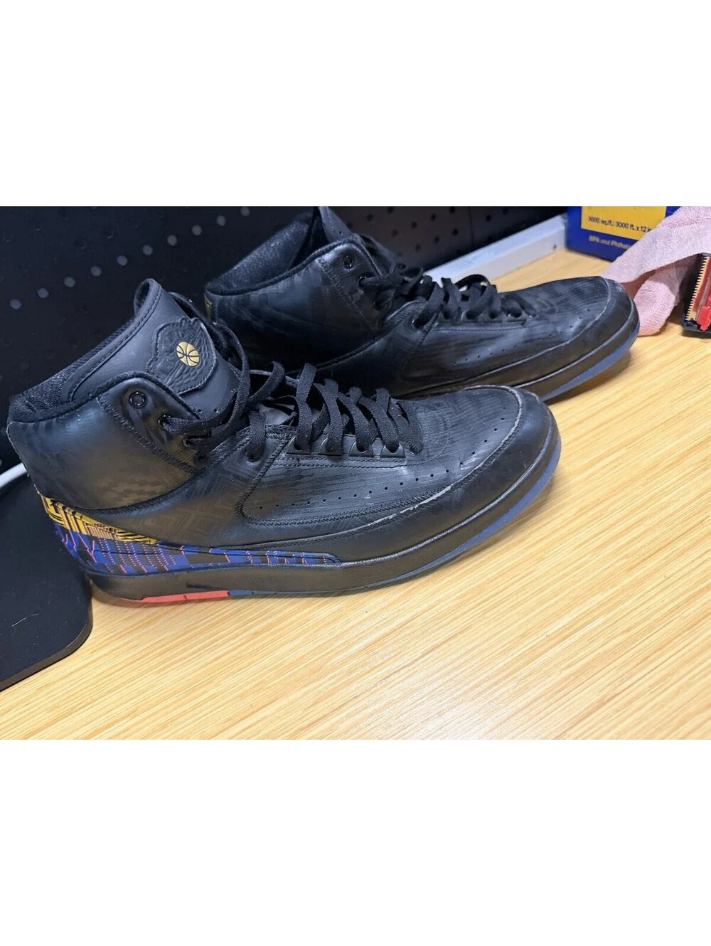 Bq7618-007 Jordan 2 2019 BHM Size 14 tennis shoes sneakers
